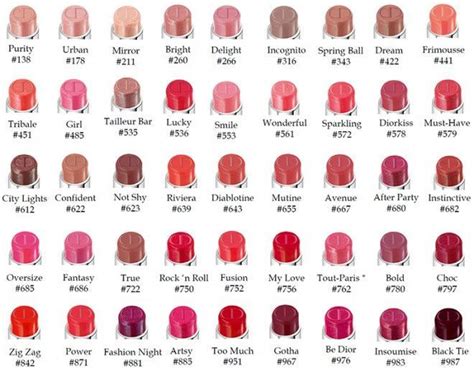 dior lipstick color|dior lip gloss color chart.